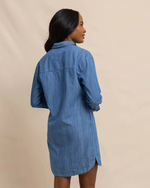 Southern Tide Cam Denim Dress - M Southern Tide Cam Denim Dress - M