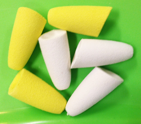 Wapsi Fly Tying EVA Foam Blocks (2x4 Inches) - For Poppers, Worms, Booby Eyes - Multi-Color Pack