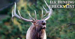 Elk Hunting Checklist
