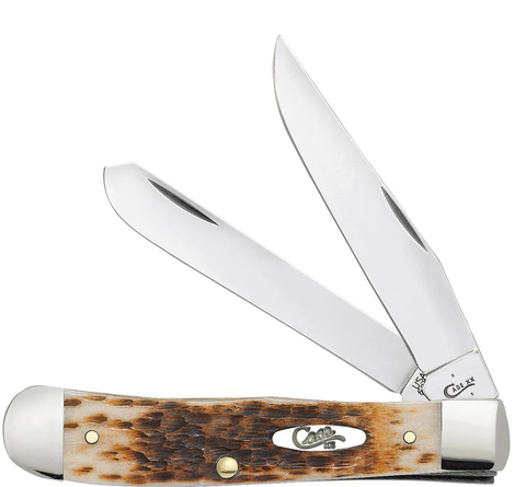 Case Peach Seed Jig Amber Bone CS Trapper