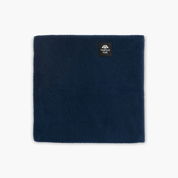 Turtle Fur Double Layer Neck Warmer / Navy Blue
