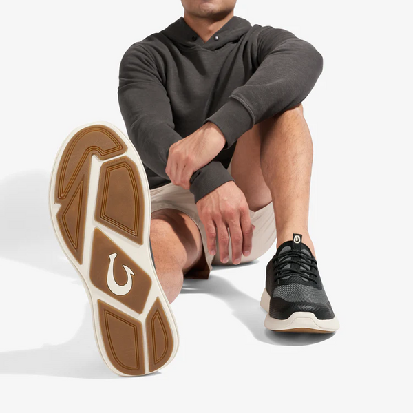 Olukai Men's Kialoa / Dark Shadow - Lava Rock