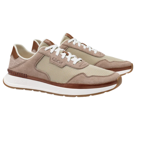 Olukai Men's Koke / Ecru - Taupe Grey