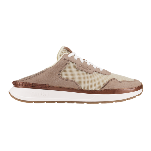 Olukai Men's Koke / Ecru - Taupe Grey