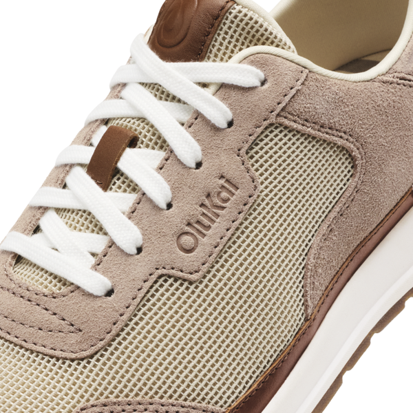 Olukai Men's Koke / Ecru - Taupe Grey