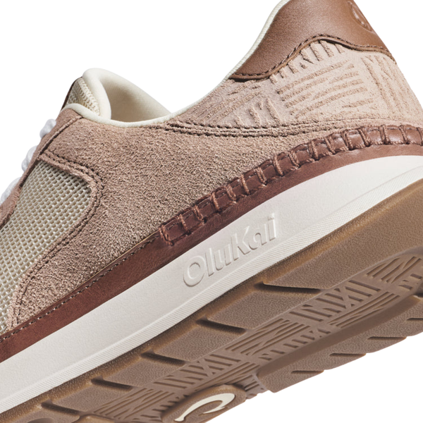 Olukai Men's Koke / Ecru - Taupe Grey