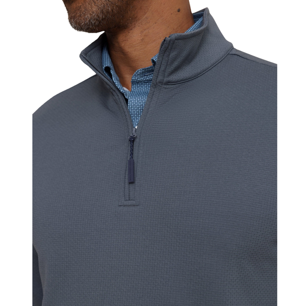 Southern Tide Men's LS Schooner Quarter Zip / Perfect Storm