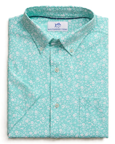 Southern Tide Men's Coastal Breeze Garden Blooms Sportshirt / Florida Keys