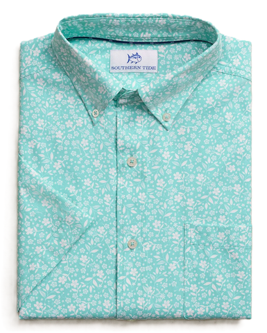 Southern Tide Men's Coastal Breeze Garden Blooms Sportshirt / Florida Keys