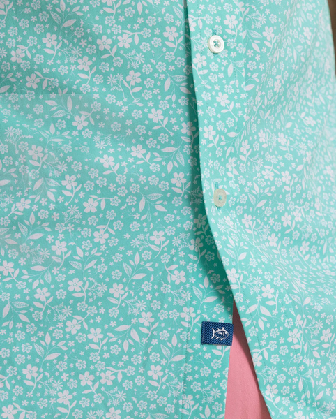 Southern Tide Men's Coastal Breeze Garden Blooms Sportshirt / Florida Keys