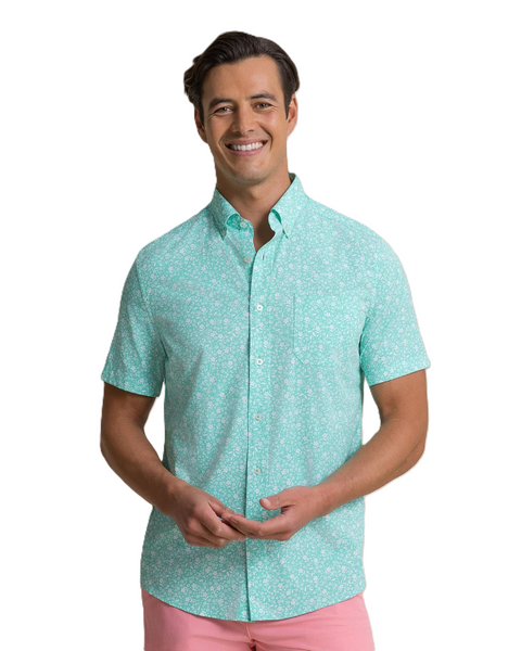 Southern Tide Men's Coastal Breeze Garden Blooms Sportshirt / Florida Keys