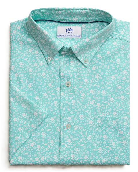 Southern Tide Men's Coastal Breeze Garden Blooms Sportshirt / Florida Keys