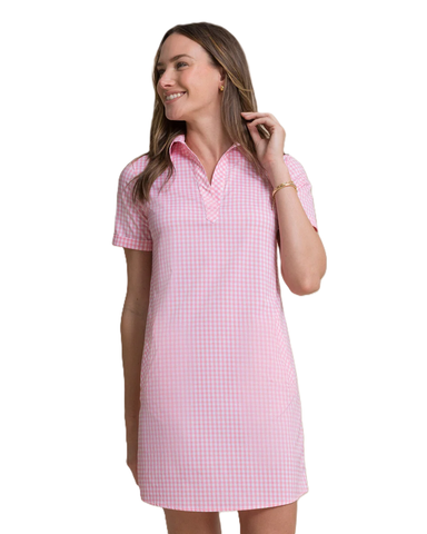 Southern Tide Kamryn Coastal Breeze Gingham Dress