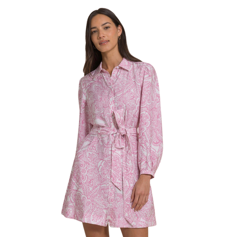 Southern Tide Women's Leanna Printed Mini Dress / Riviera Rose