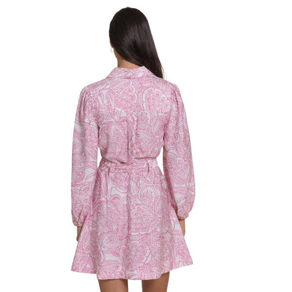 Southern Tide Women's Leanna Printed Mini Dress / Riviera Rose