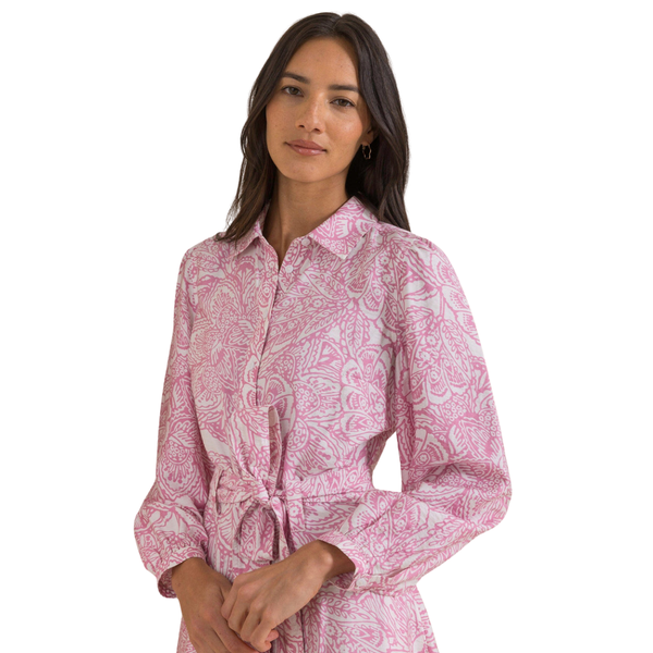 Southern Tide Women's Leanna Printed Mini Dress / Riviera Rose