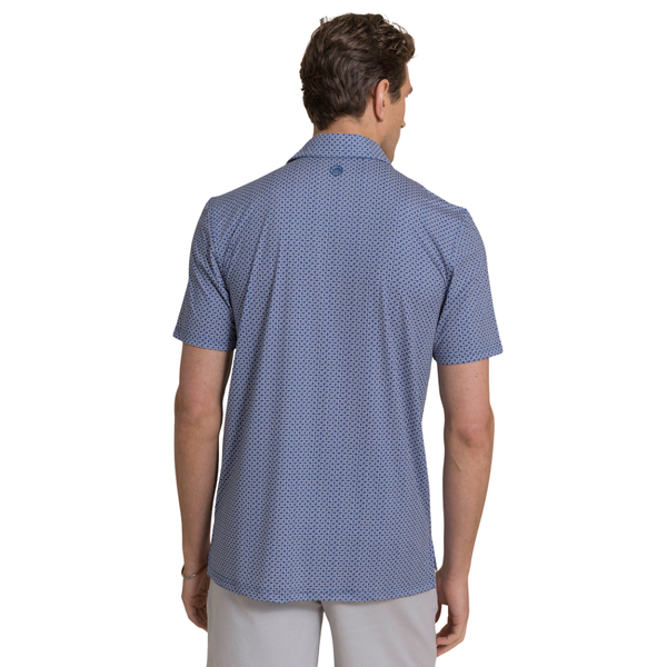 Southern Tide Men's Driver Weaving Around Polo / Nautical Blue
