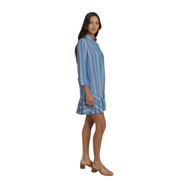 Southern Tide Women's Delilah Stripe Popover Dress / Nautical Blue