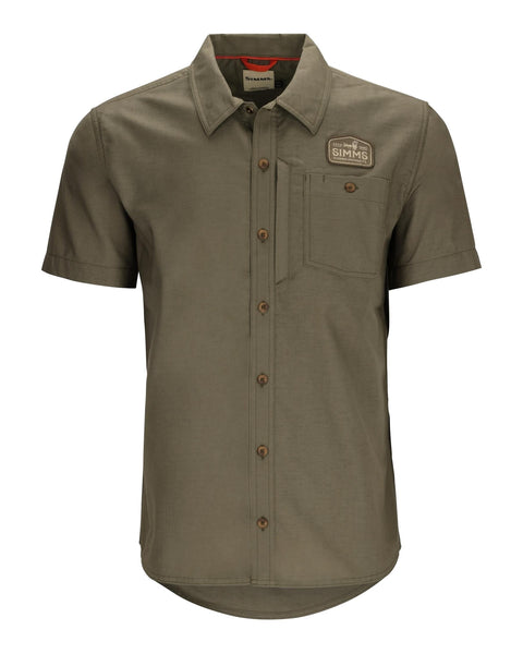 Simms Mens SS Shop Shirt / Dark Stone