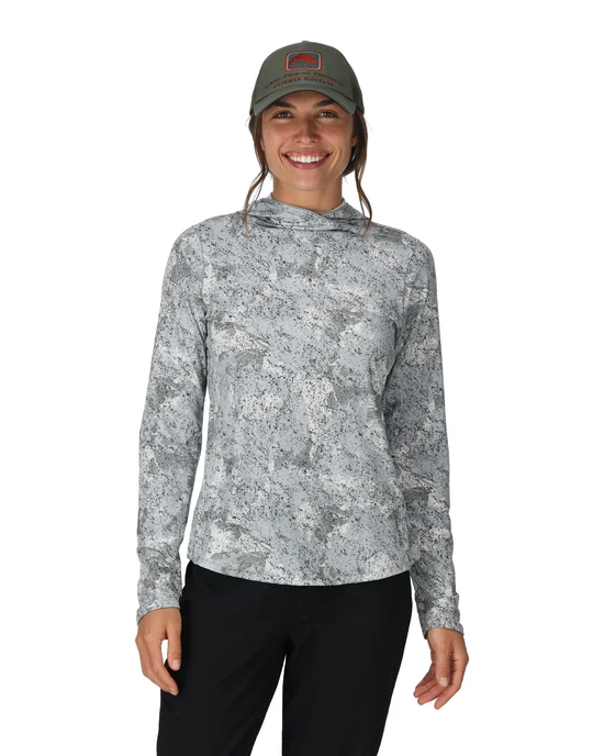 Simms Women's Solarflex Hoody / Back Eddy White - Andy Thornal Company Simms Women's Solarflex Hoody / Back Eddy White - Andy Thornal Company