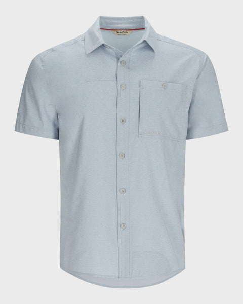Simms Mens Challenger SS Shirt / Steel Blue