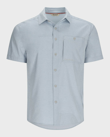 Simms Mens Challenger SS Shirt / Steel Blue
