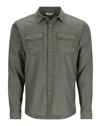 Simms Men's Shoal Flannel LS Shirt / Riffle Green