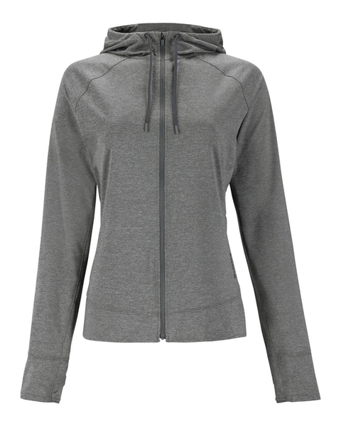 Simms Women's Solarflex Full Zip Hoody / Steel Heather
