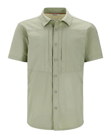 Simms Men's Stone Cold SS Shirt / Fishtail Pale Pine