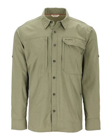 Simms Men's Guide Bugstopper LS Shirt / Willow Heather