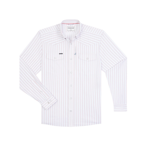 Poncho Men's Long Sleeve Western Shirt