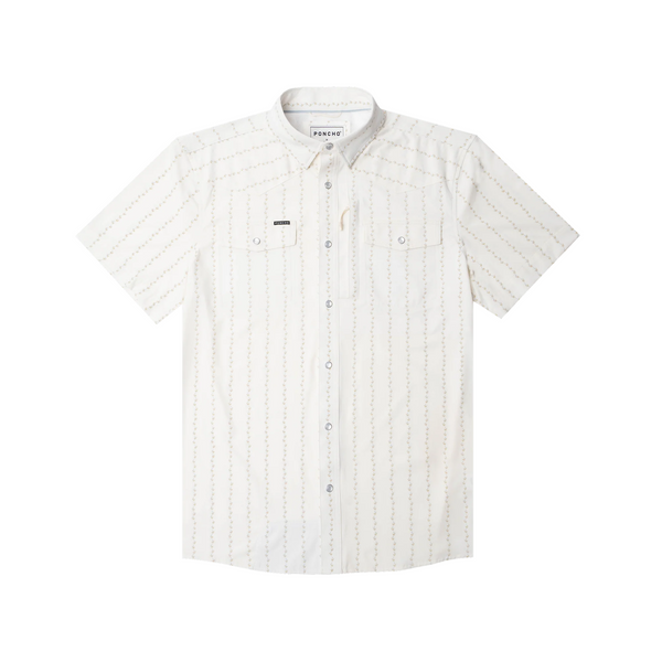 Poncho Men's Short Sleeve Western Shirt