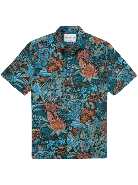 Tori Richard Mele's Sketchbook SS Sport Shirt / Forest Green