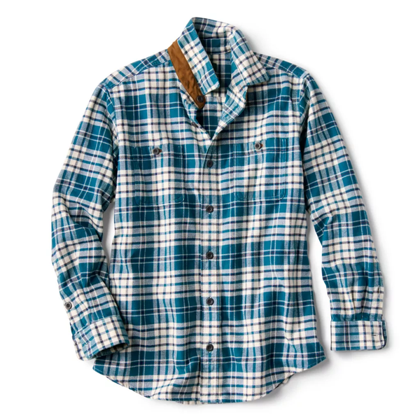 Orvis The Perfect Plaid Flannel/ Blue Lagoon