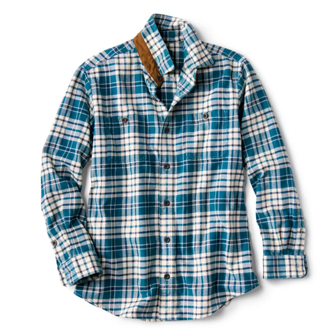 Orvis The Perfect Plaid Flannel/ Blue Lagoon