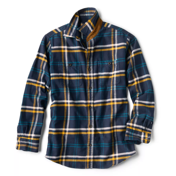 Orvis The Perfect Plaid Flannel/ True Navy