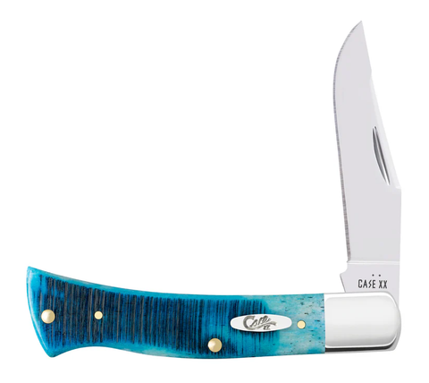 Case Sawcut Jig Caribbean Blue Bone Axe Handle