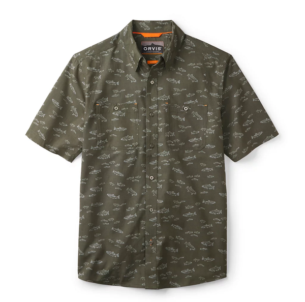 Orvis Men's Tech Chambray SS Workshirt