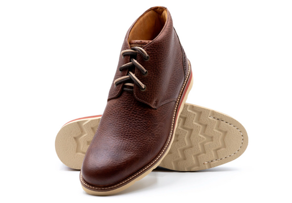 Martin Dingman Blue Ridge Royal Bullhide Leather Chukka  Boots / Chestnut
