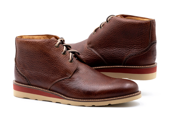 Martin Dingman Blue Ridge Royal Bullhide Leather Chukka  Boots / Chestnut