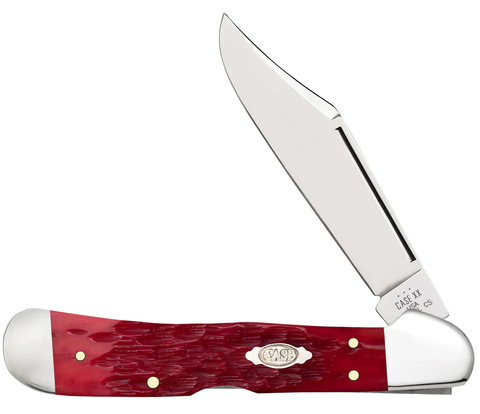 Case Peach Seed Jig Dark Red Bone CS CopperLock