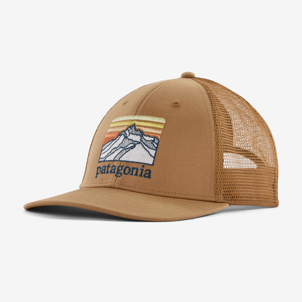Patagonia Line Logo Ridge LoPro Trucker Hat / Grayling Brown