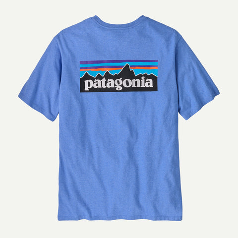 Patagonia Men's P-6 Logo Responsibili-Tee / Abundant Blue
