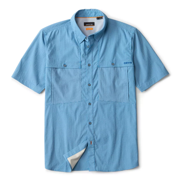 Orvis Men's SS Open Air Caster Shirt / Pacific Blue - White