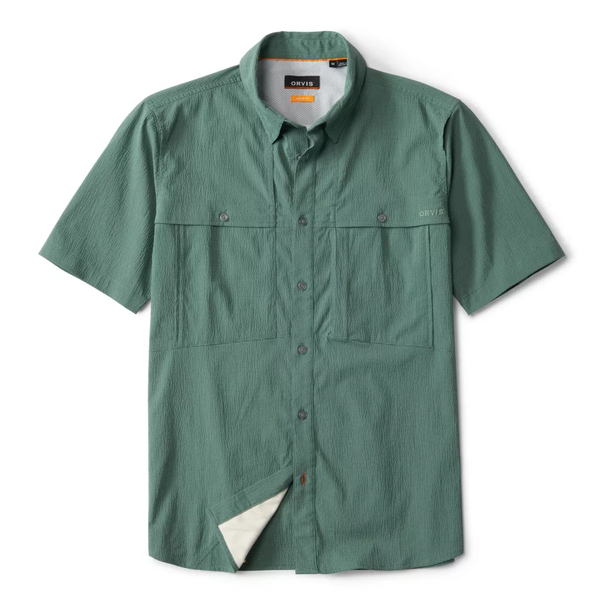 Orvis Men's SS Open Air Caster Shirt / Peacock-Aloe