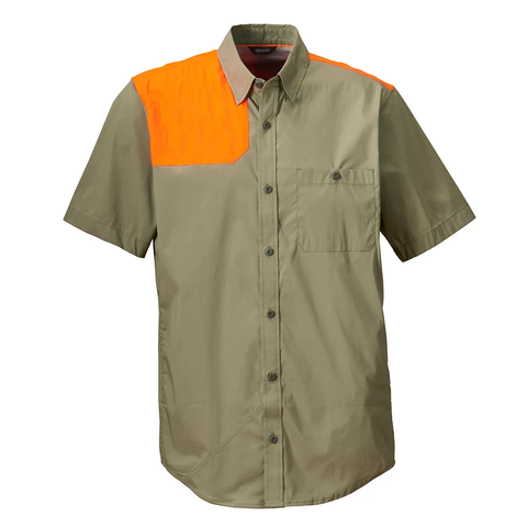 Orvis Men's SS Featherweight Shooting Shirt / Dusty Olive Blaze