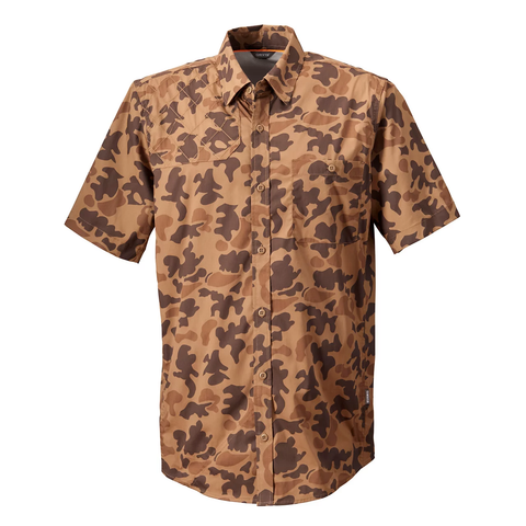 Orvis Men's SS Featherweight Shooting Shirt / 1971 Camo