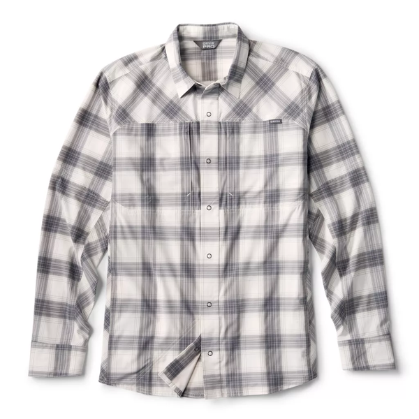 Orvis Pro Stretch LS Shirt / Ash Plaid