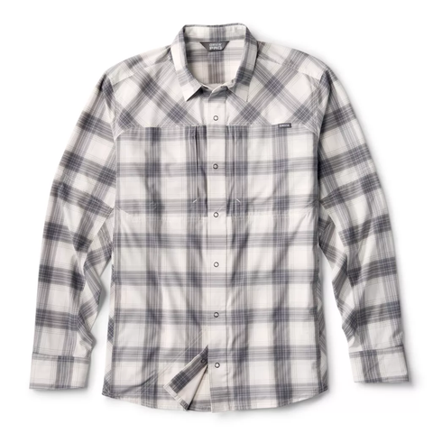 Orvis Pro Stretch LS Shirt / Ash Plaid