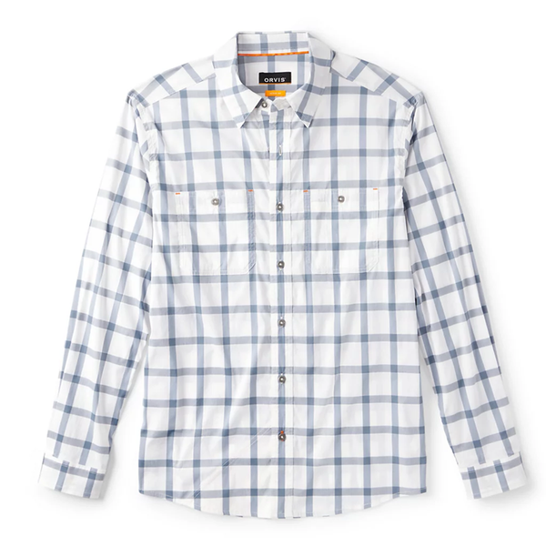 Orvis Men's River Guide 2.0 LS Shirt / Blue Haze White